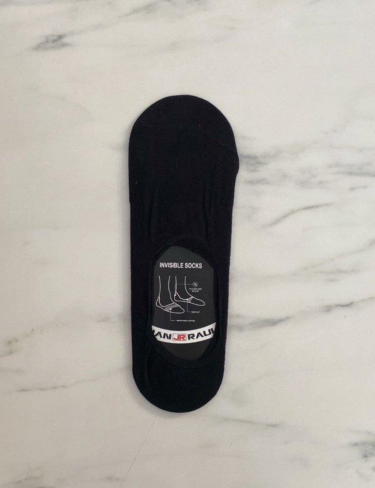 Βαμβακερές κοντές μαύρες κάλτσες σοσόνια GR25407M